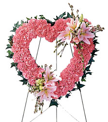 Our Love Eternal Heart Wreath from Parkway Florist in Pittsburgh PA