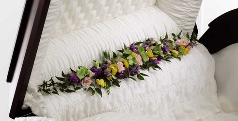 The FTD Trail of Flowers(tm) Casket Adornment from Parkway Florist in Pittsburgh PA
