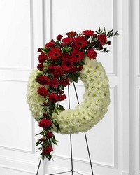 The FTD Graceful Tribute(tm) Wreath from Parkway Florist in Pittsburgh PA