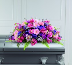 The FTD Glorious Garden Casket Spray from Parkway Florist in Pittsburgh PA