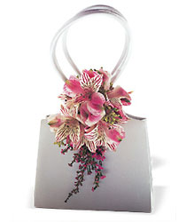 Ruffled Pinks Purse Corsage from Parkway Florist in Pittsburgh PA