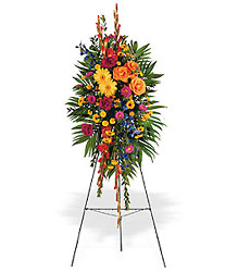 Celebration of Life Standing Spray from Parkway Florist in Pittsburgh PA
