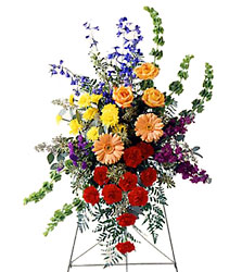 Fond Farewell Standing Spray from Parkway Florist in Pittsburgh PA