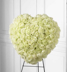 The FTD Elegant Remembrance(tm) Standing Heart from Parkway Florist in Pittsburgh PA